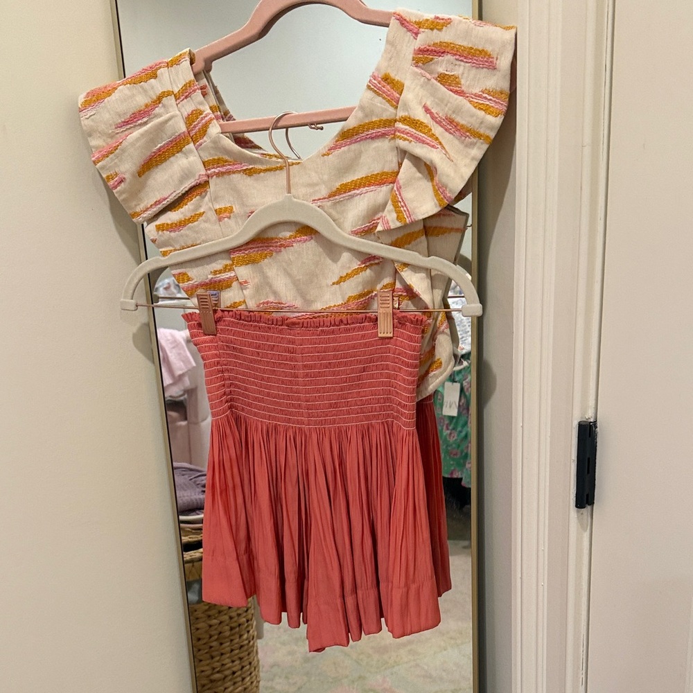 Coral Mini Skirt